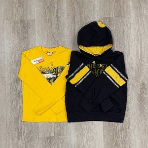 Boys Diesel Tee and Hoodie Set
